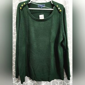 NWT Karen Scott Knit Sweater - 3X